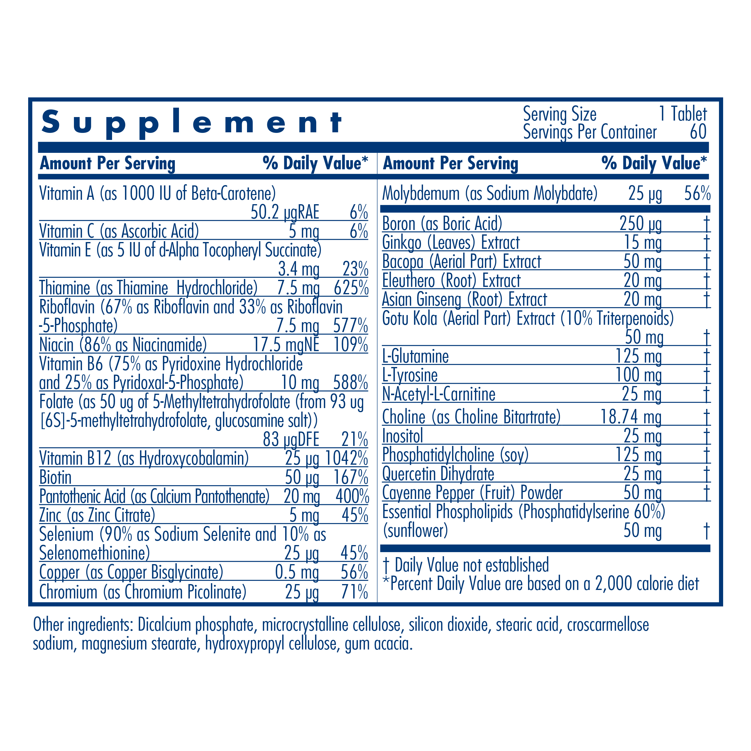 Tabela Nutricional